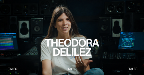 Bassiste van Astral Bakers: hoe Theodora Delilez in Bercy terechtkwam