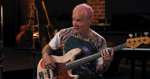 Flea en de Fender Jazz Bass: pure groove
