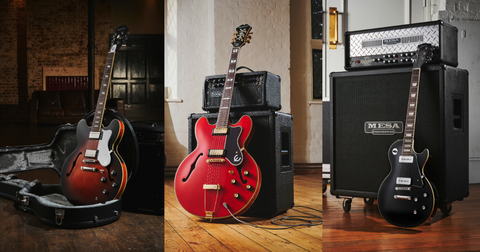 Gibson en Epiphone vieren het Oasis-geluid met drie legendarische gitaren