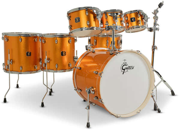 Gretsch Drums Drumstel Energy Orange Sparkle