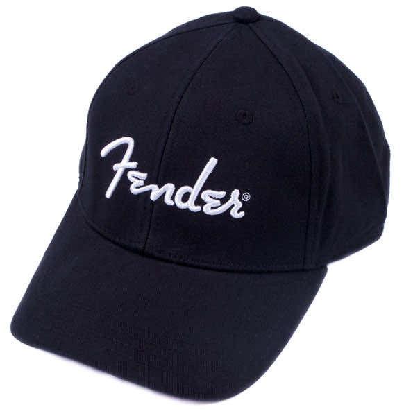 Fender Original-pet, Zwart, Eén maat die de meesten past