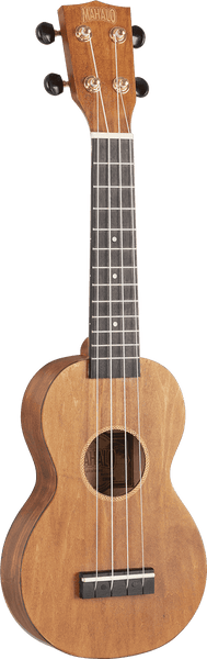 Mahalo Ukelele Sopraan Slim Natuurlijk Satijn + Hoes