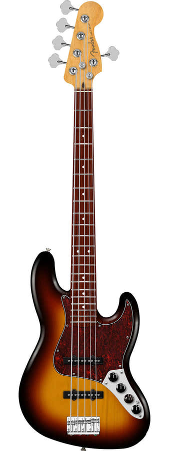Jazz Bass V Active Player II Modified RW 3-kleurensunburst