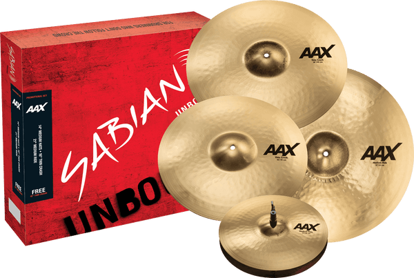 255XCPB Pakket AAX Promotieset 14/16/21 + 18" +9 Dagen Proef DRUMEO