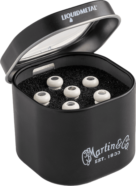 C.F. Martin & Co LIQUID METAL BRIDGE PINS BONE PAUA