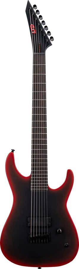 M-7 Bariton HT Zwart Metallic Red Burst Satijn