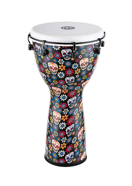 Meinl PERCUSSION 12" ALPINE SERIES DJEMBE SYNTHETIC HEAD DAY OF THE DEAD - ADJ12-DA