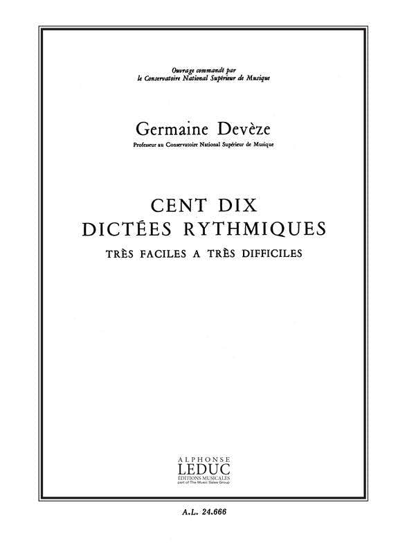 DEVEZE - 110 RITMISCHE DICTEES