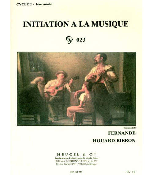 FERNANDE HOUARD-BIERON - Inleiding tot de muziek