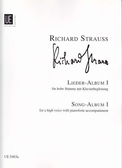Universal Edition Strauss Richard - Lieder Vol 1 - Voix Hautes