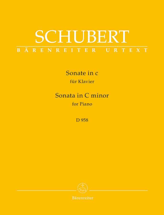 Schubert Franz - Sonata In C Minor - Piano