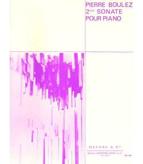 BOULEZ P. - SONATE N° 2 - PIANO