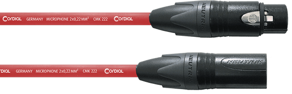 Cordial Microfoonkabel XLR 5 M Rood
