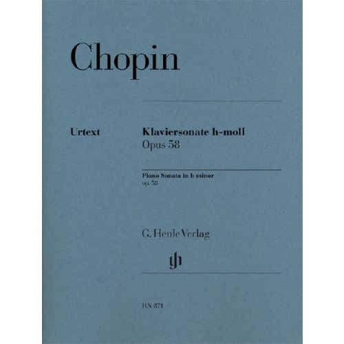 Henle Verlag Chopin F. - Piano Sonata B Minor Op. 58