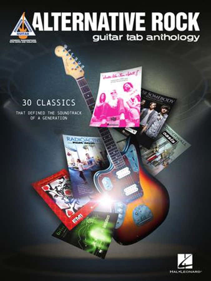 Anthologie van gitaartabulaturen van alternatieve rock