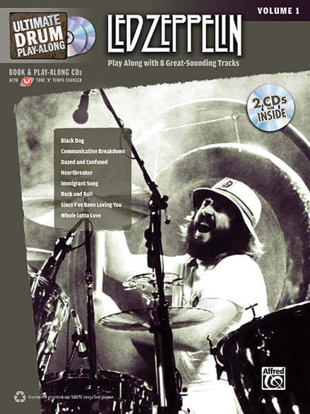 Alfred Publishing Ultimate Drum Play Along: Led Zeppelin Vol.1
