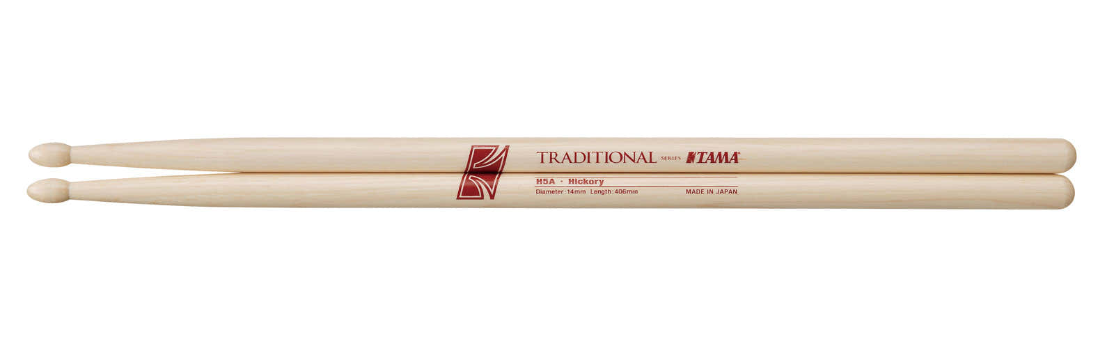H5a - Amerikaans hickory traditioneel D14MM X L406MM