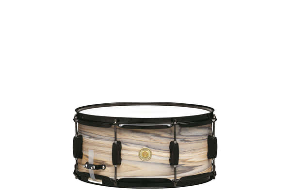 Tama WOODWORKS 6.5"X14" SNARE DRUM NATURAL ZEBRAWOOD WRAP