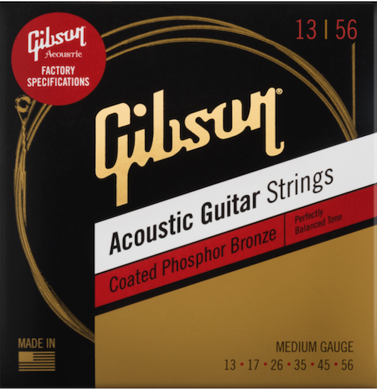 FACTORY SPEC STRINGS COATED PHOSPHOR BRONZE ACOUSTIC GUITAR MEDIUM
