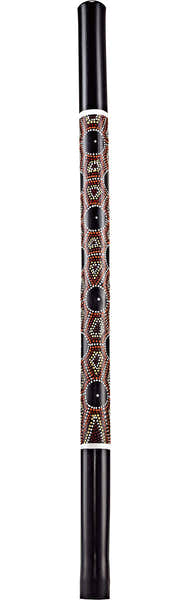 SONIC ENERGY BAMBOO DIDGERIDOO DOT-PAINTED - DD1BK