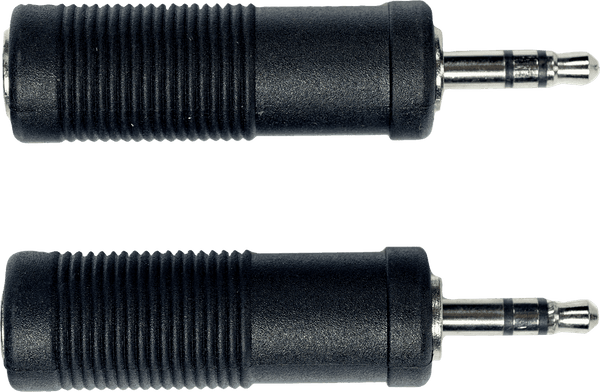 Yellow Cable Adapter Jack Mannelijk 3.5 MM Stereo Jack Vrouwelijk 6.35 MM - Set van 2