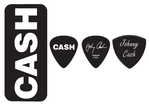 6 x Johnny Cash Bold Heavy Blik