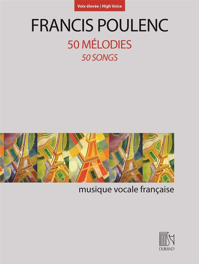 Poulenc F. - 50 melodieën - Hoge stem
