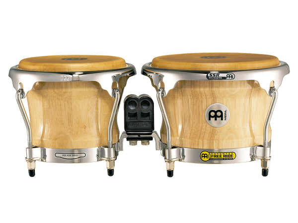 Meinl PROFESSIONAL SERIES (DE PATENT) FWB400 WOOD BONGO 7 MACHO AND 8 1/2 HEMBRA NATURAL