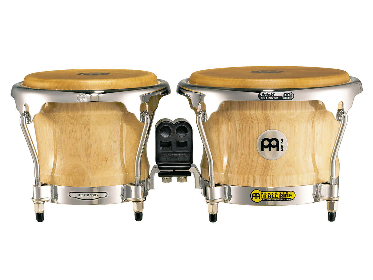 PROFESSIONAL SERIES (DE PATENT) FWB400 WOOD BONGO 7 MACHO AND 8 1/2 HEMBRA NATURAL