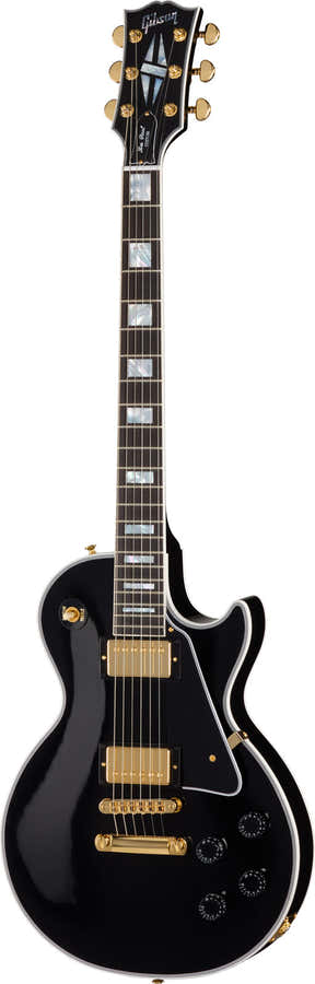 Les Paul Custom Lange mensuur Ebbenhout Modern
