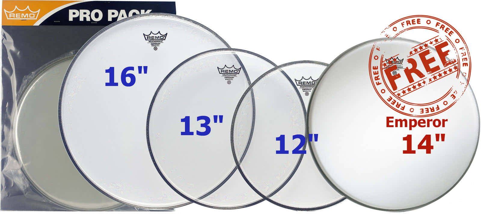 Propack Emperor Transparant 12/13/16 + Emperor 14 Gecoat