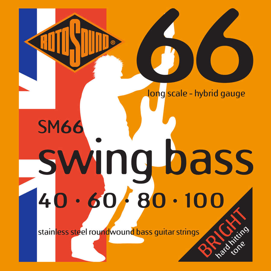SM66 Swing Bass Roestvrij staal Roundwound Long Scale 40-100
