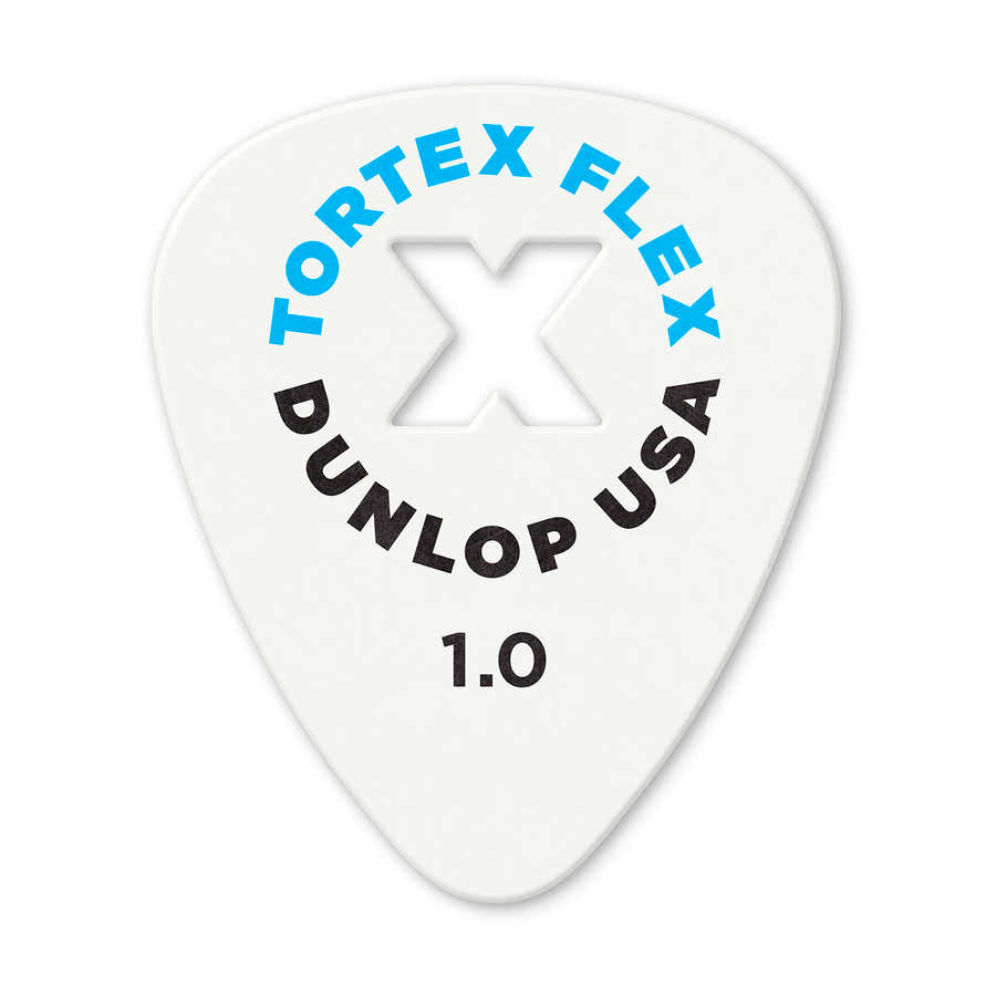 72 x 1,00mm Tortex Flex X Plectrums
