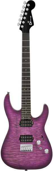 Charvel DK24 HH HT EB QM Pro-Mod Plus EBO Violet Radiance