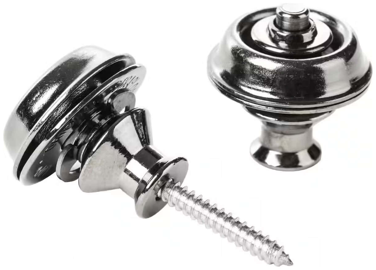 Straplock Dual - Zwart chroom