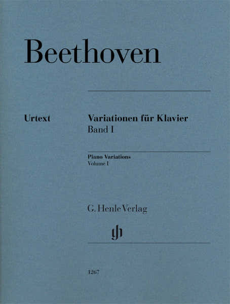 Henle Verlag Beethoven L.V. - Variations For Piano Volume I