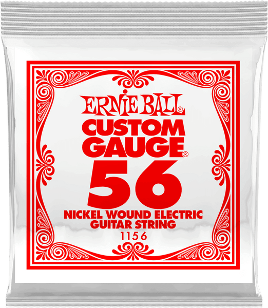 Ernie Ball .056 NICKEL WOUND ELECTRIC GUITAR STRINGS