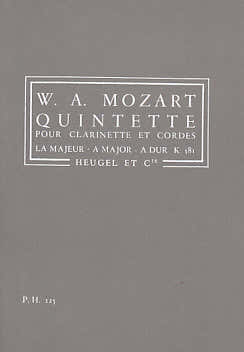 Mozart W. A. - Kwintet KV 581 - Zakpartituur