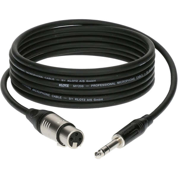 Klotz M1FS1K0300 - XLR F / JACK STEREO - 3 M