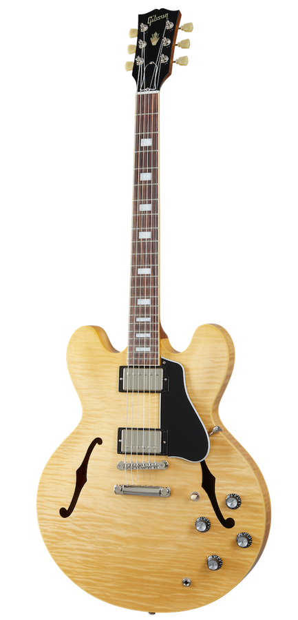 ES-335 Gevlamd Antiek Naturel Original