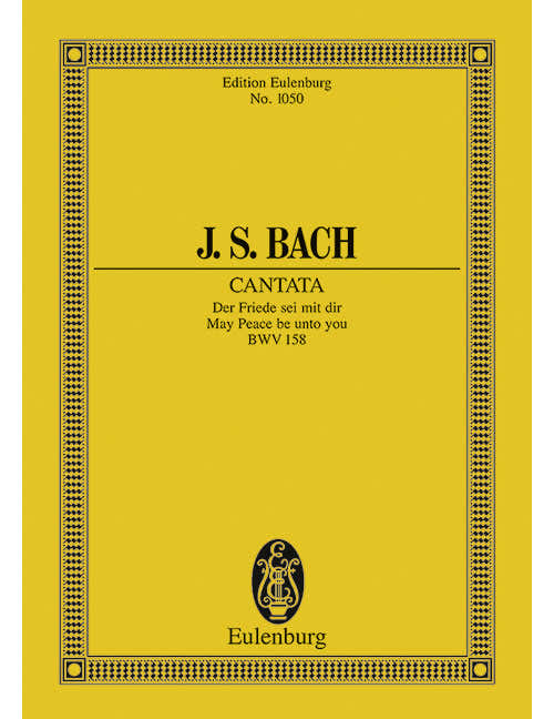 - Cate No. 158 Bwv 158 - Solo-Bas Koor En Kamerorkest