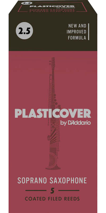 RICO PLASTICOVER SOPRANO SAXOPHONE REEDS 2.5