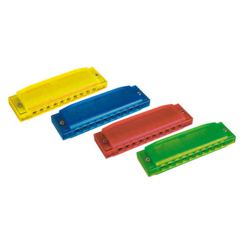 Hohner HAPPY COLOR 10 HOLES C DO - 4 VARIOUS COLORS
