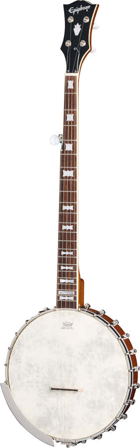 Mastertone Bowtie Banjo met open achterkant Natural Ibgcs