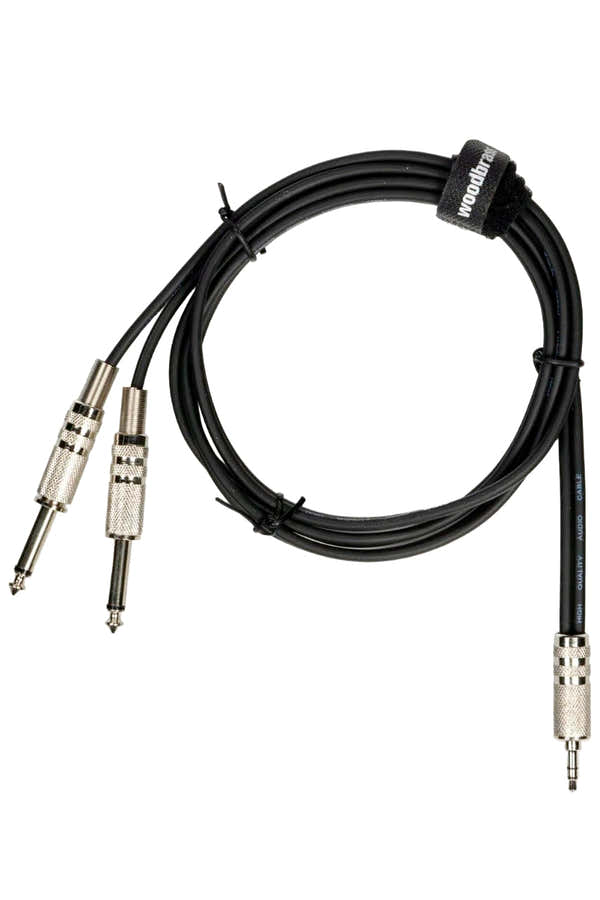 Kabel Mini Jack Stereo / 2 Mannelijke Jacks - 1 m - AC25