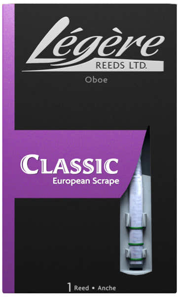 Legere SYNTHETIC OBOE REED EUROPEAN SCRAPE NEWS MEDIUM HARD