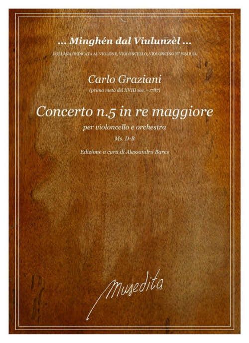 Graziani C. - Cello Concerto N°5 In D Major - Partituur & Partijen