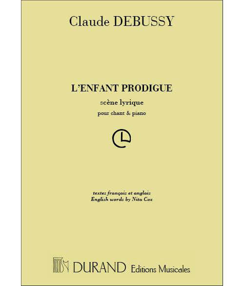 Debussy C. - Enfant Prodigue - Chant et Piano