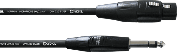 Audiokabel XLR Vrouwelijk/jack Stereo 1,5 M