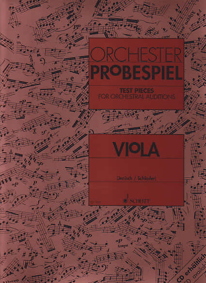 Schott ORCHESTER-probespiel - Viola